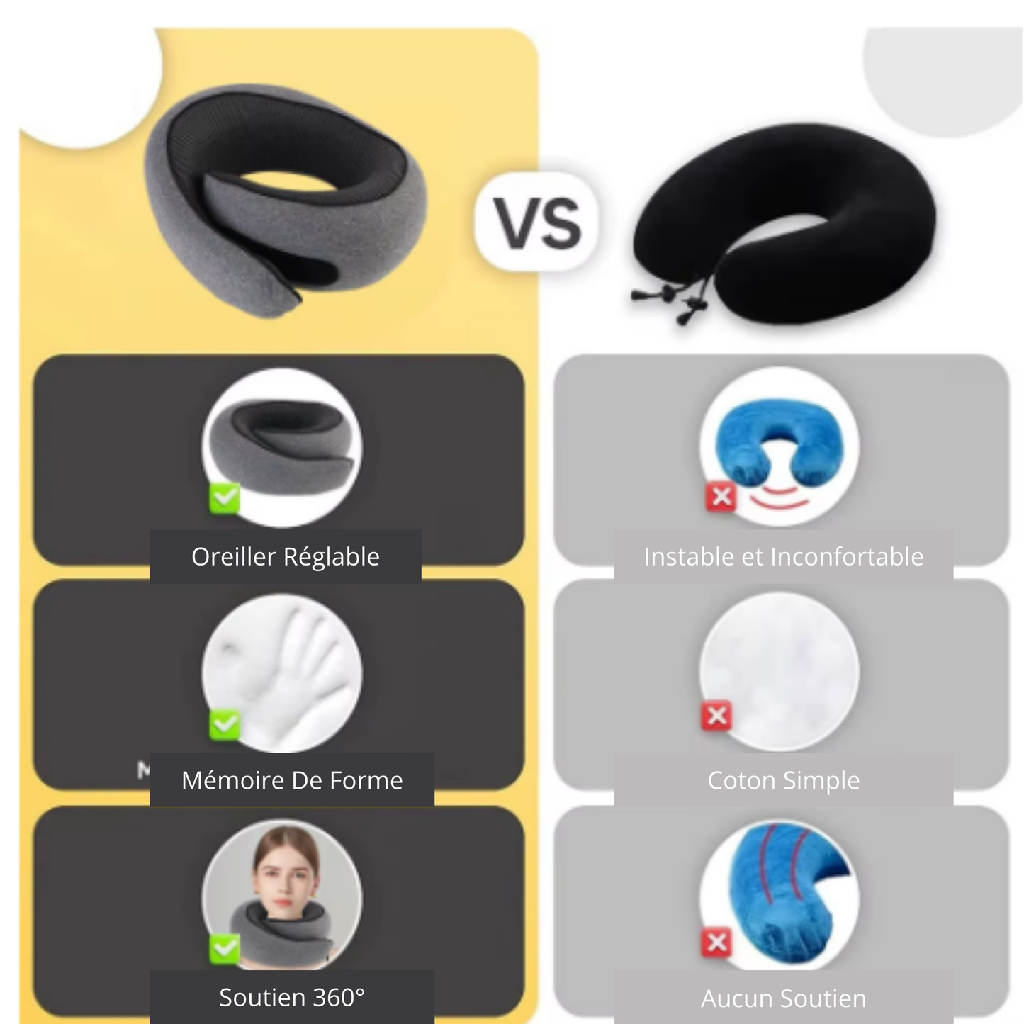 Eden™ - Oreiller Ergonomique