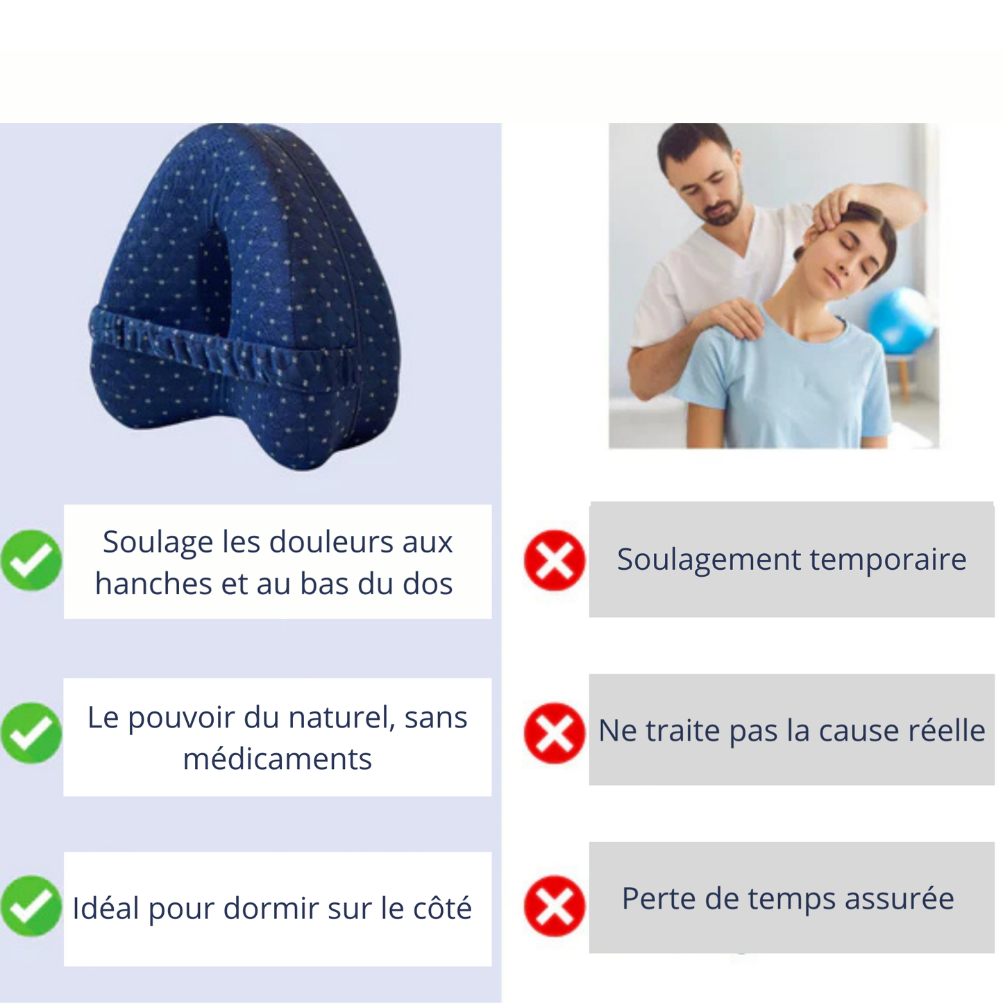 Eden™ - Coussin Orthopédique 75%